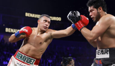 Benavidez drops and stops “Zurdo”