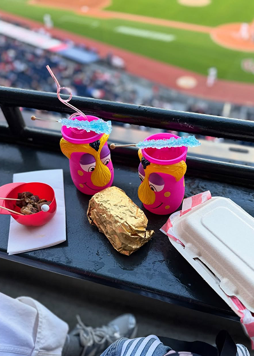 A Mascot is one of the best baseball stadium drinks souvenirs this year.