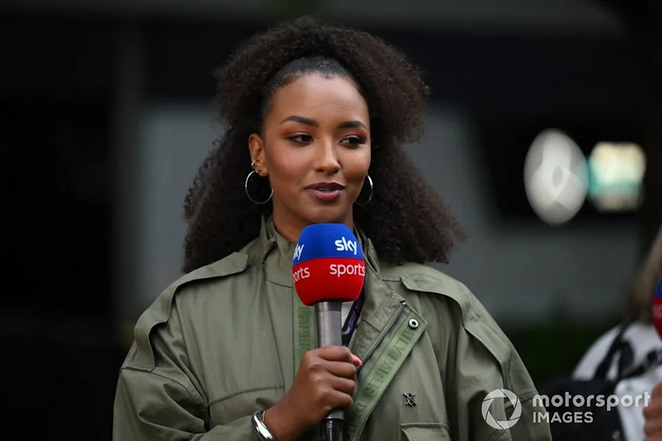 Presenter Naomi Schiff, Sky Sports F1