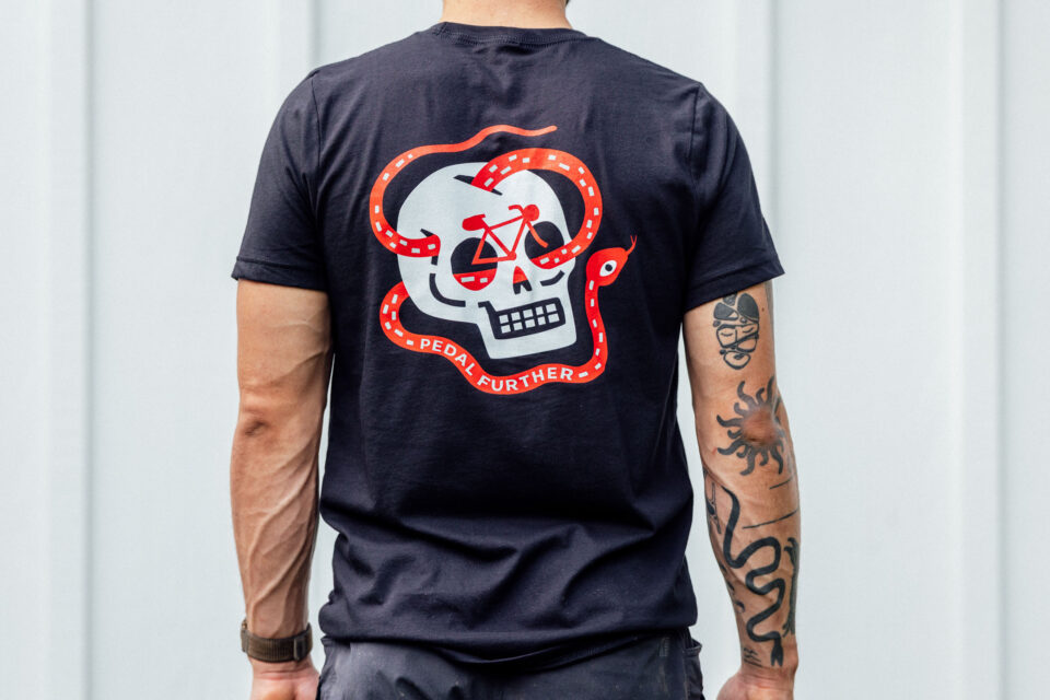 Bikepacking Skull Tee v7