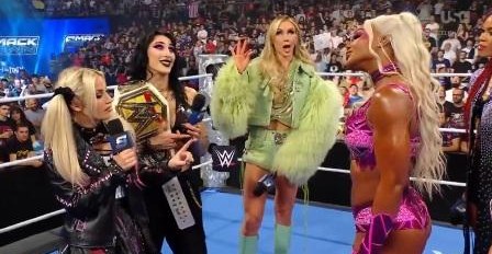 WWE fans in Spain LOVE Alexa Bliss trashing Jade Cargill on the mic