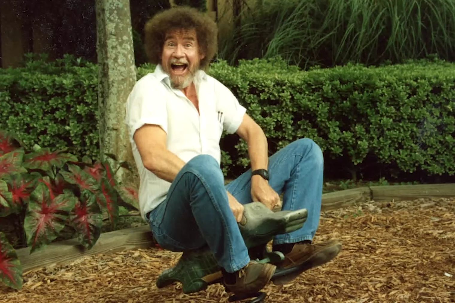 Bob Ross in documentary "Happy Accidents, Betrayal & Greed" (Netflix)