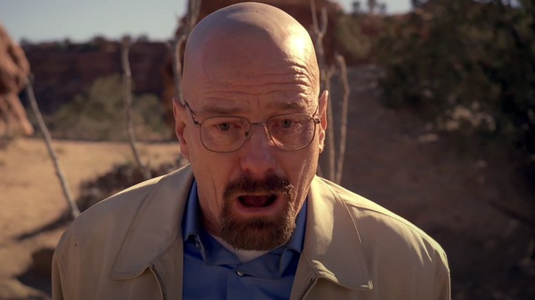Walter White stares in shock