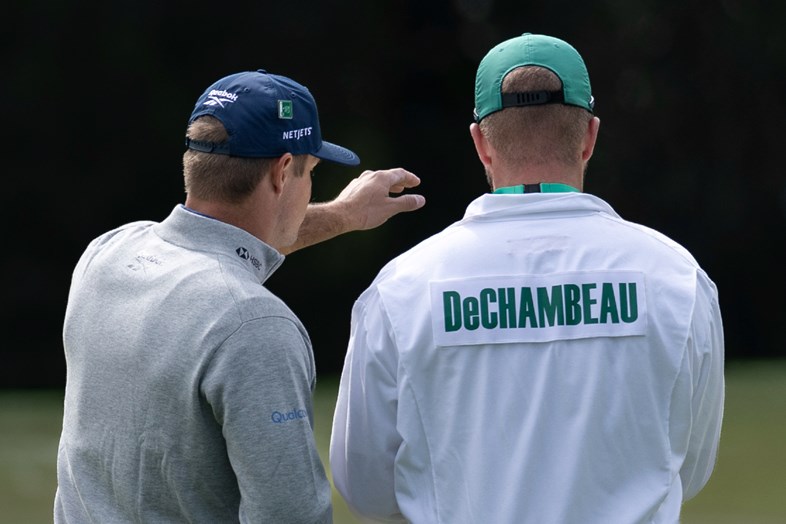 Bryson DeChambeau is looking for a new caddie for the Masters Par 3 Contest.