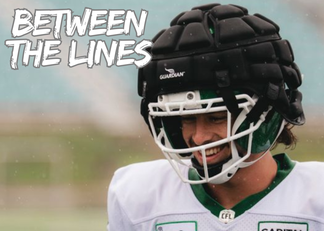 Between The Lines: Regina’s Carson Sombach chasing CFL dream with Saskatchewan Roughriders