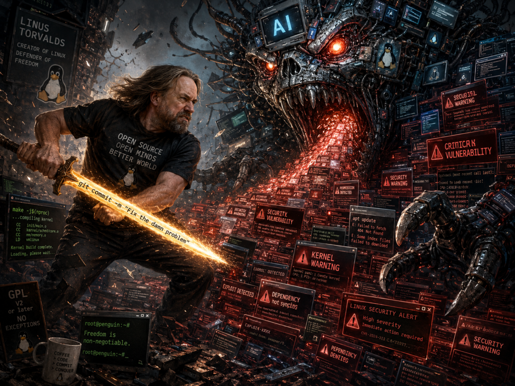AI bug spam chokes Linux security list Torvalds snarls – Fudzilla.com