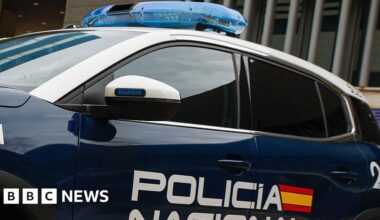 Three Canadian off-duty officers arrested in Spain over 'serious' allegations - BBC
