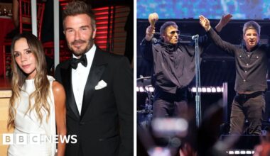 Beckhams become billionaires as Oasis make rich list for first time - BBC