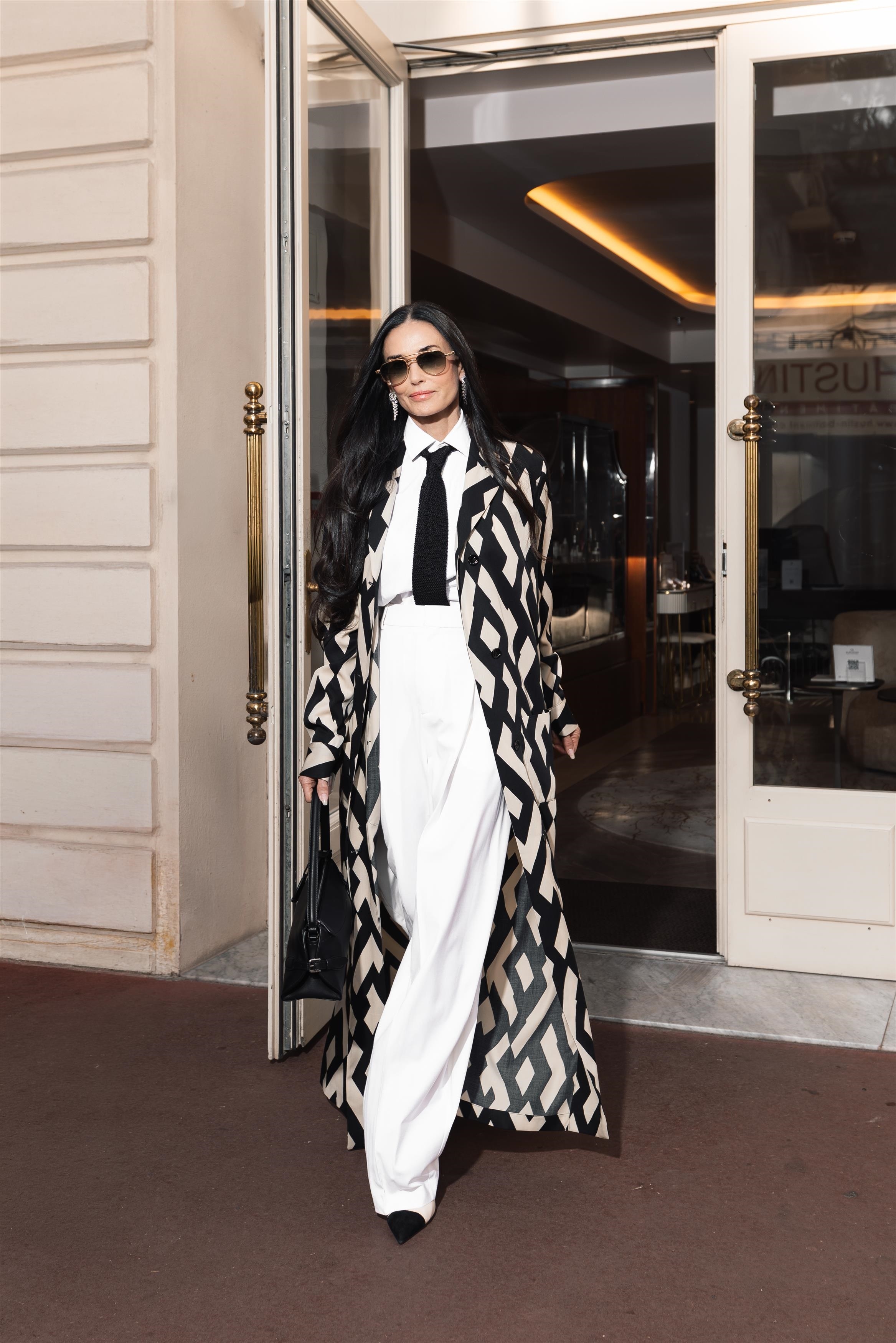 Demi Moore wearing Ralph Lauren Collection