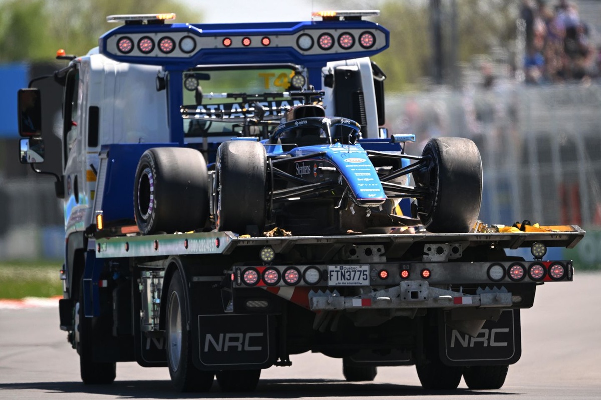 Alex Albon's "freak" groundhog accident turns Canadian GP sprint into glorified test