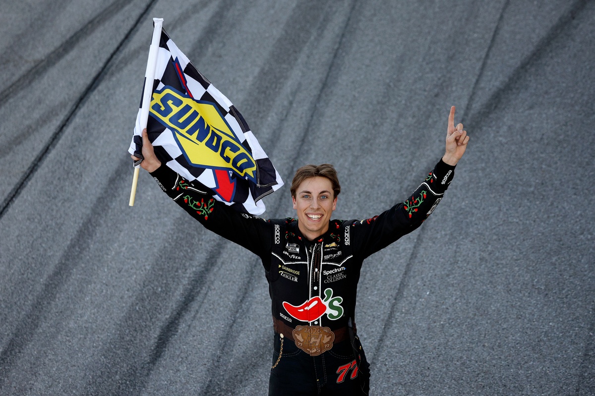 NASCAR's newest winner Carson Hocevar attends the Met Gala