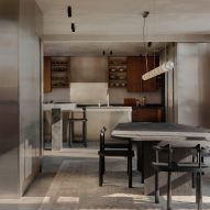 Brutalist penthouse by Barde vanVoltt