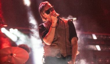Watch The Strokes give 'Falling Out Of Love' its live debut on 'The Late Show' without Nick Valensi