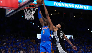 OKC guard Jalen Williams' hamstring issues return, he leaves Game 2 of Thunder-Spurs early