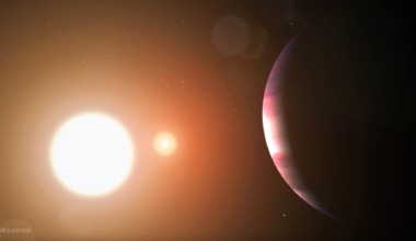 Artist's concept of a planet orbiting a binary star system. Credit - NASA's Goddard Space Flight Center/Chris Smith (USRA)