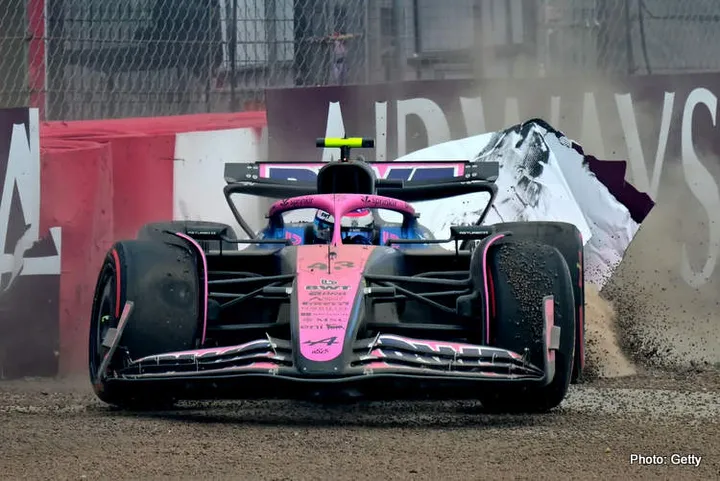 colapinto crash silverstone