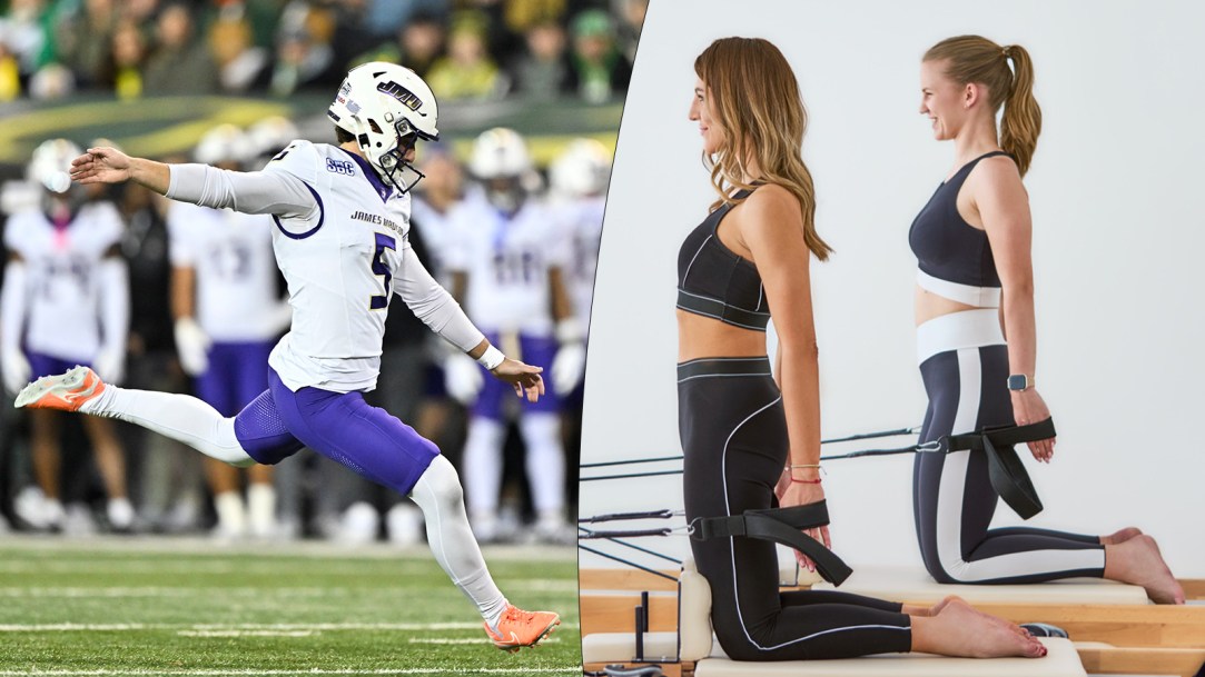 College football pilates workout humbled savannah stroop girlfriend hot morgan suarez