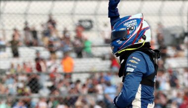 Corey Day runs down Allgaier to win NASCAR O'Reilly race at Dover