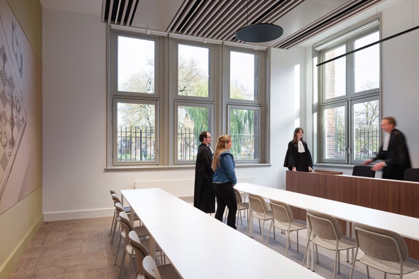 Judicial training rooms
