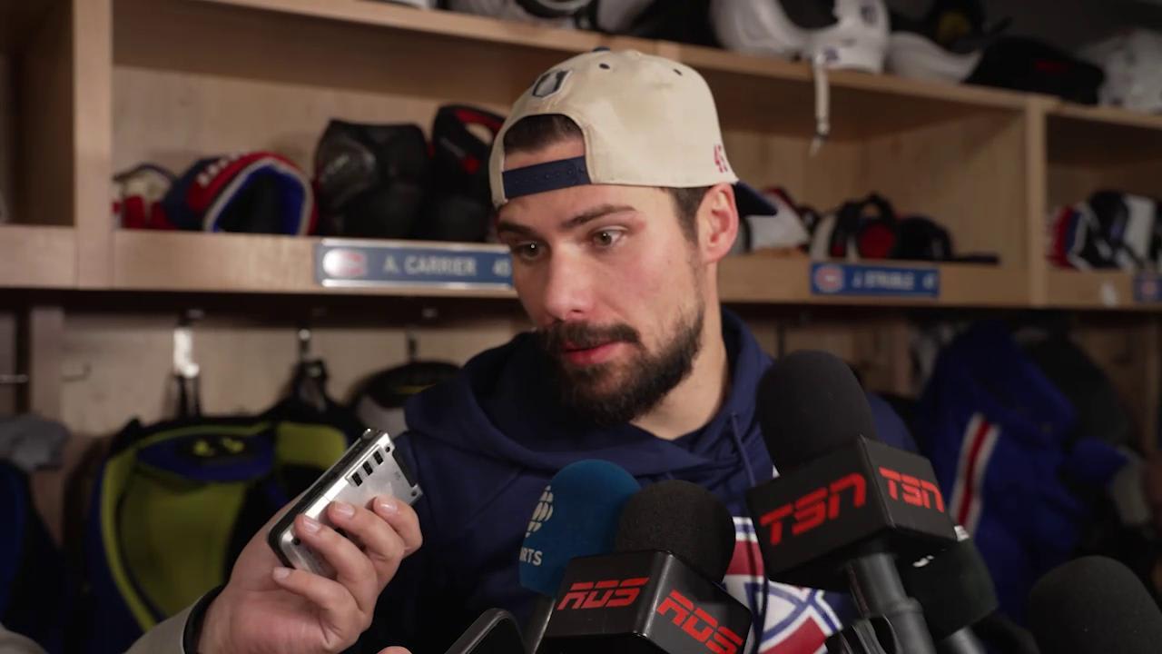 Postgame @ CAR: Carrier | Montréal Canadiens