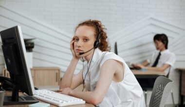 burned out customer service rep