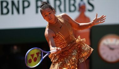 French Open fashion: How Naomi Osaka’s gold dress reveals tennis still has some growing up to do