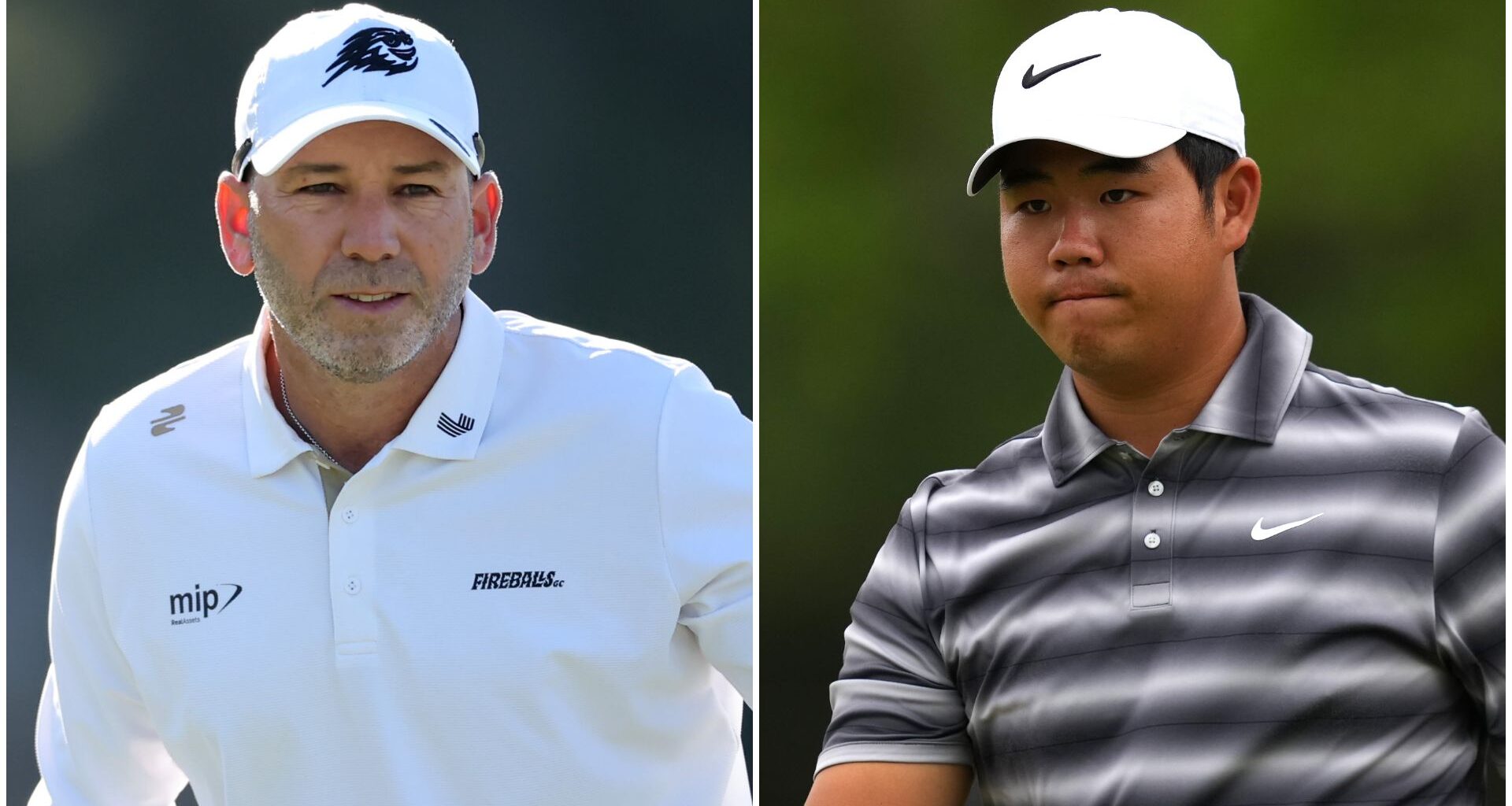 Sergio Garcia and Tom Kim