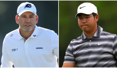 Sergio Garcia and Tom Kim