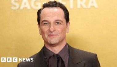 Widow's Bay: Matthew Rhys jokes new series 'heavily based on' Fishguard - BBC