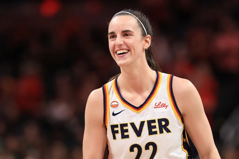 INDIANAPOLIS, INDIANA – APRIL 30: Caitlin Clark #22 of the Indiana Fever reacts prior to the game against the <a class="link " href="https://sports.yahoo.com/wnba/teams/dallas/" data-i13n="sec:content-canvas;subsec:anchor_text;elm:context_link" data-ylk="slk:Dallas Wings;sec:content-canvas;subsec:anchor_text;elm:context_link;itc:0" data-yga="{"yLinkElement":"context_link","yModuleName":"content-canvas","yLinkText":"Dallas Wings","ySubModuleName":"anchor_text","yHasCommerce":false}">Dallas Wings</a> during the preseason game at Gainbridge Fieldhouse on April 30, 2026 in Indianapolis, Indiana. NOTE TO USER: User expressly acknowledges and agrees that, by downloading and or using this photograph, User is consenting to the terms and conditions of the Getty Images License Agreement. (Photo by Justin Casterline/Getty Images)