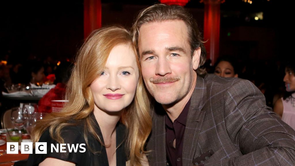 James Van Der Beek's widow pays emotional tribute to late Dawson's Creek actor - BBC