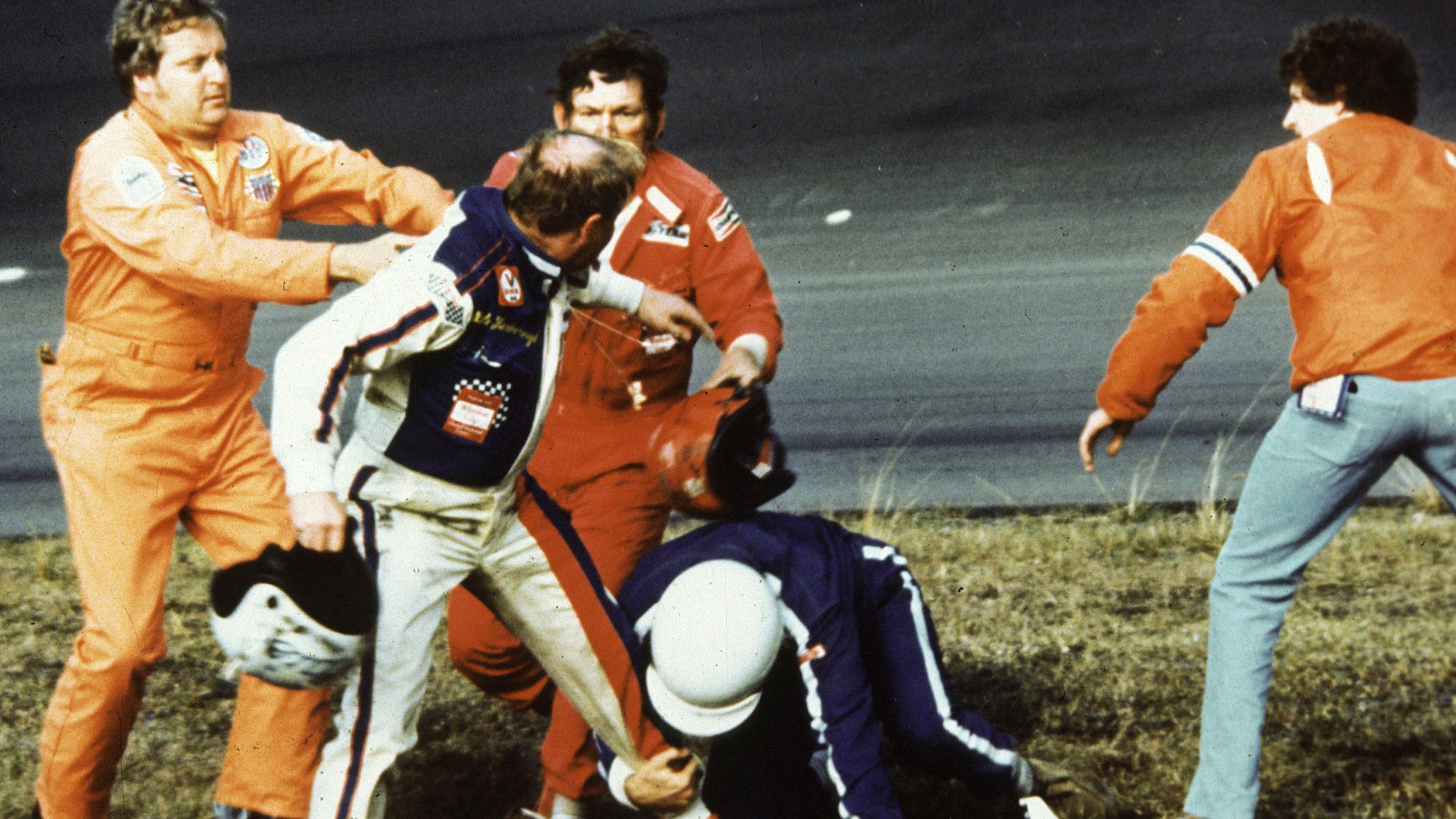 The post-race fight between Cale Yarborough, Donnie Allison and Bobby Allison propelled NASCAR to the front pages.