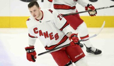 Hurricanes defenceman Alexander Nikishin nearing return for Game 3