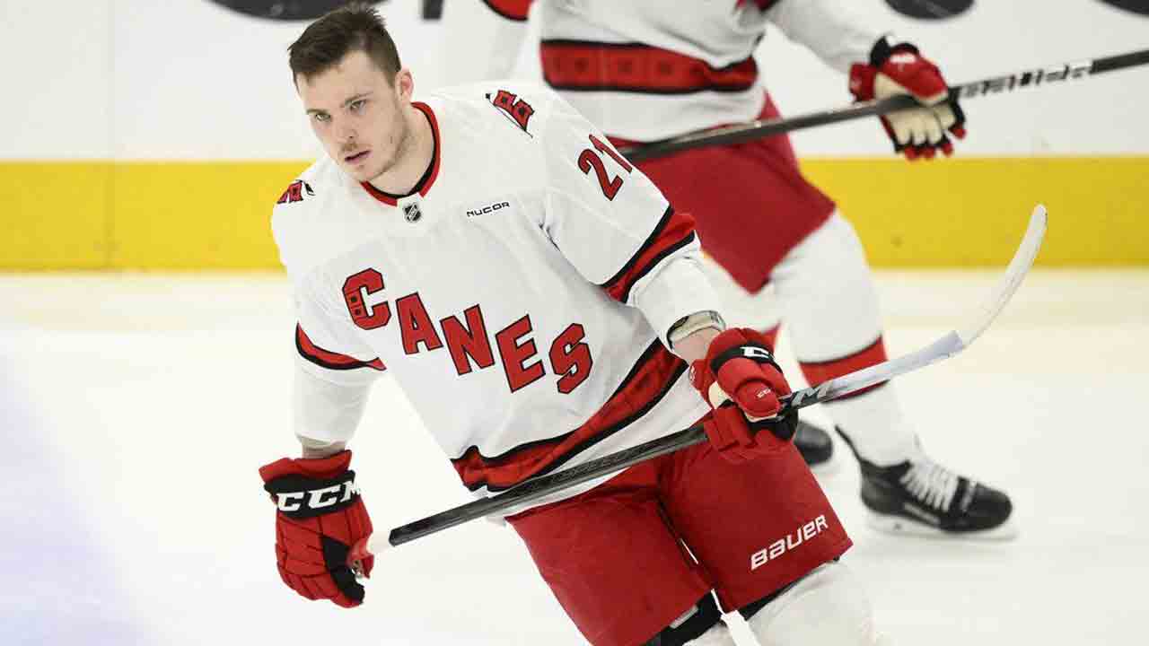 Hurricanes defenceman Alexander Nikishin nearing return for Game 3