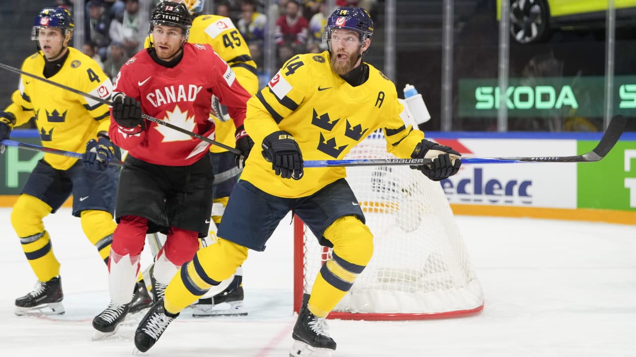 WORLDS: Nurse has two assists, Ekholm scores for Sweden in Canada's 5-3 opening victory