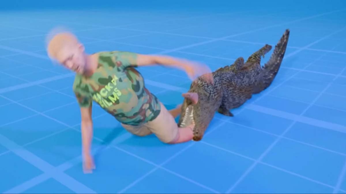 Brutal simulation shows crocodile 'death roll' after Robert Irwin was attacked by 14ft animal