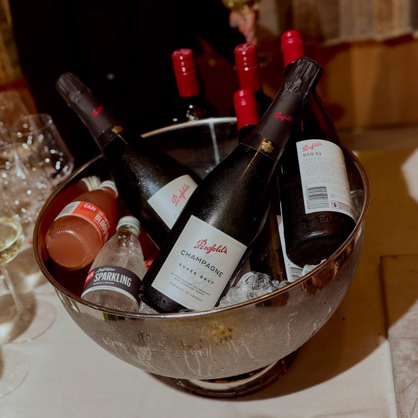 Penfolds was the party’s exclusive drink partner.