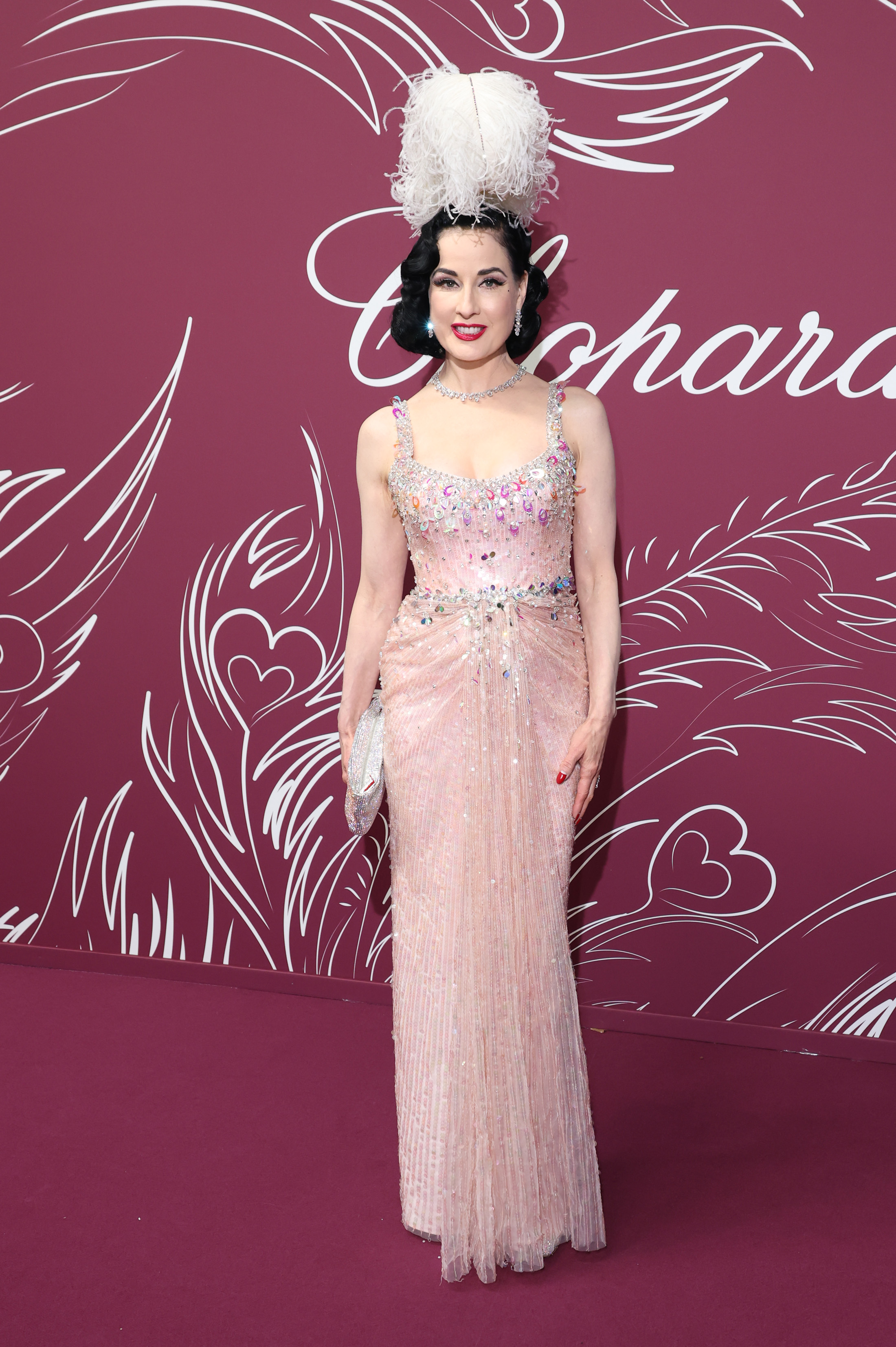 Dita von Teese attends the Chopard Miracle Gala Evening during the 79th annual Cannes Film Festival at on May 18, 2026 in Le Cannet, France.