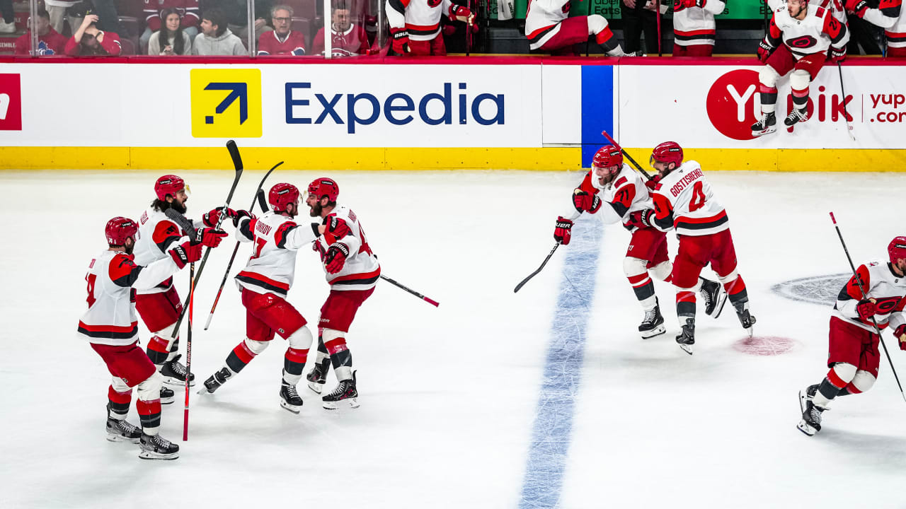 Svechnikov's OT goal lifts Hurricanes past Canadiens in Game 3 of East Final