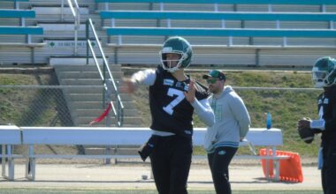 ‘One of the best days of the year’: Riders begin training camp