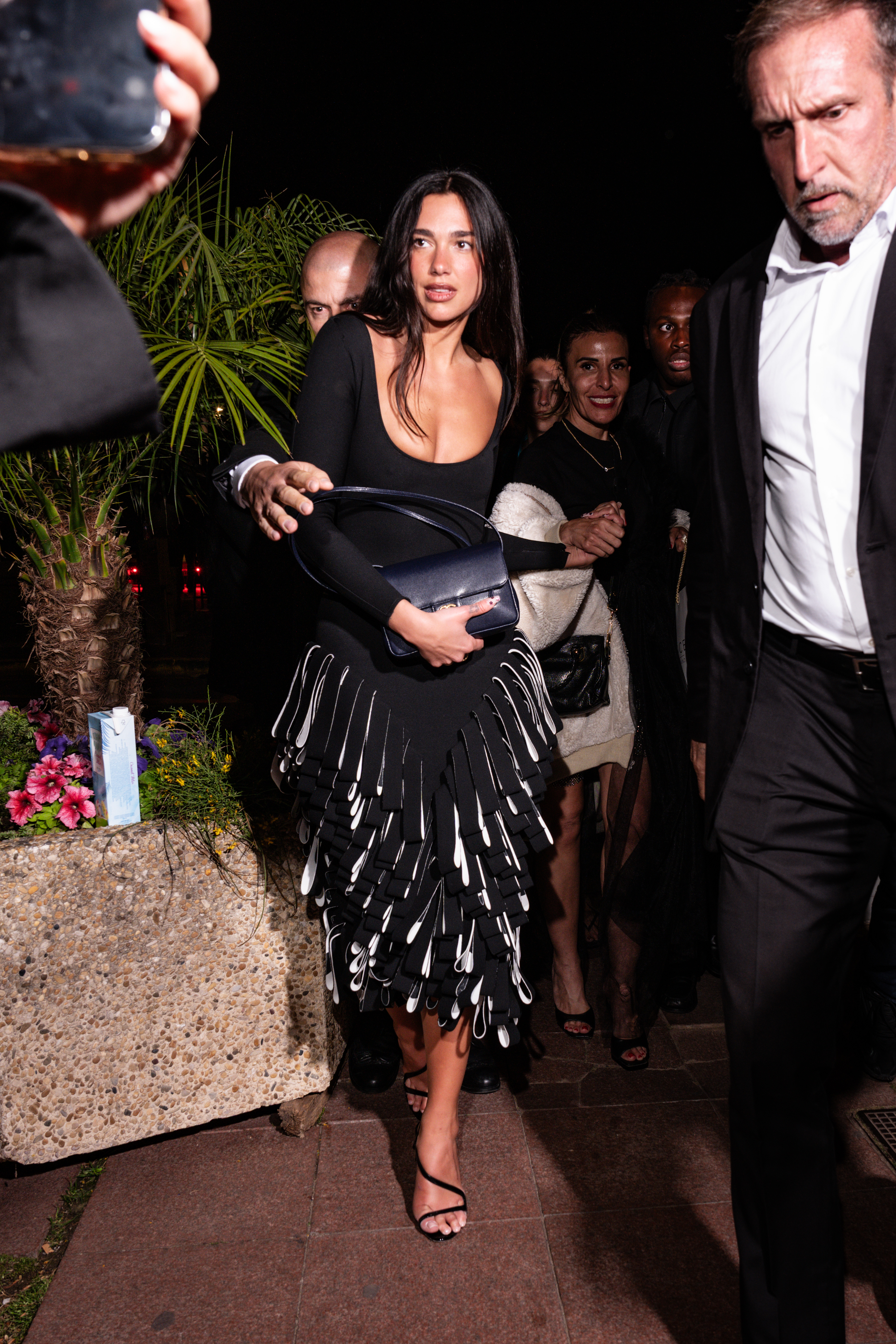 Dua Lipa wearing Jacquemus