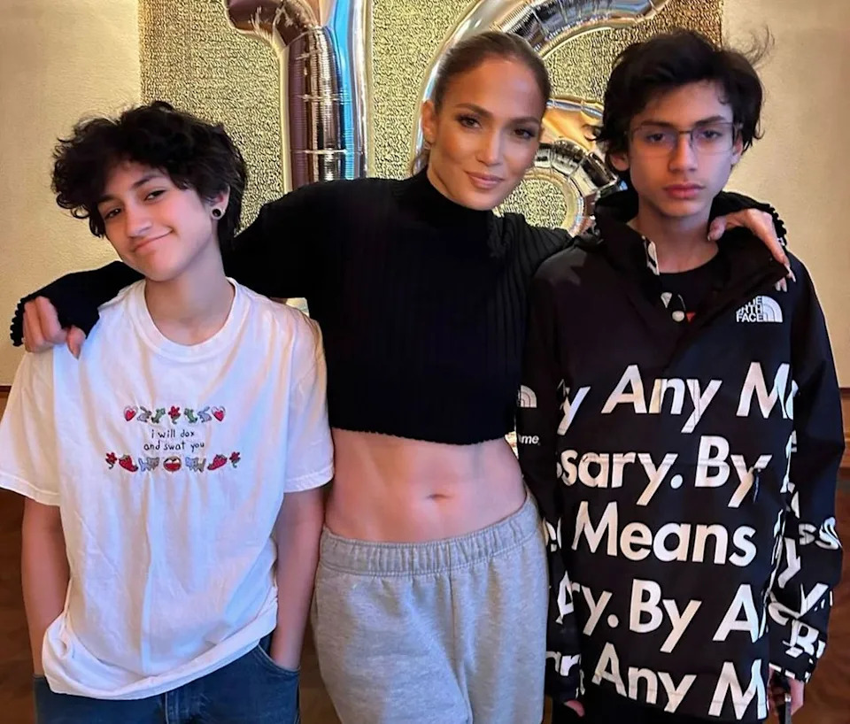 From Left: Emme, Jennifer Lopez and MaxCredit: Jennifer Lopez/Instagram