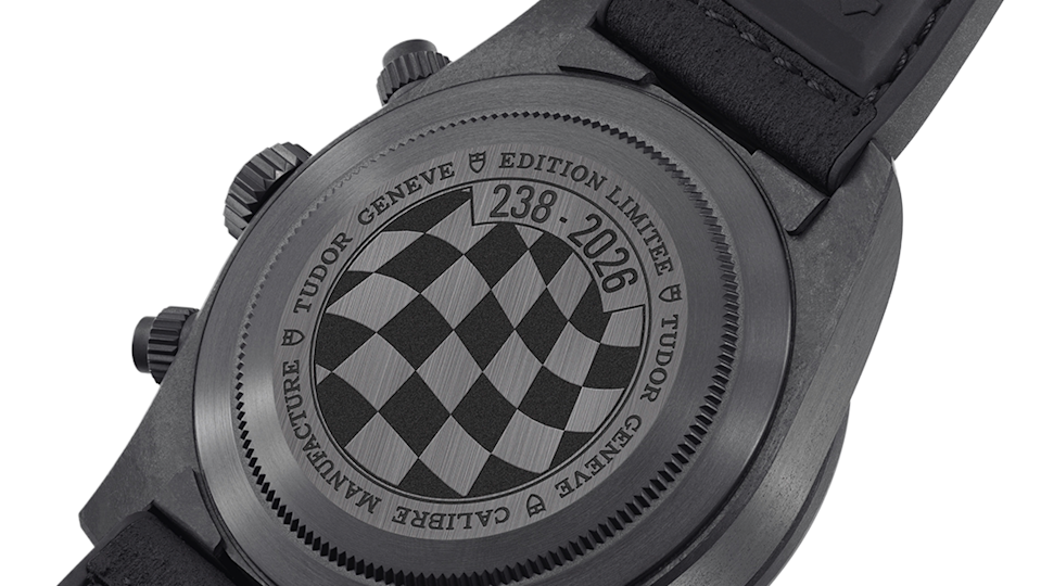 Tudor Black Bay Chrono Carbon 26 Watch CasebackCourtesy Image