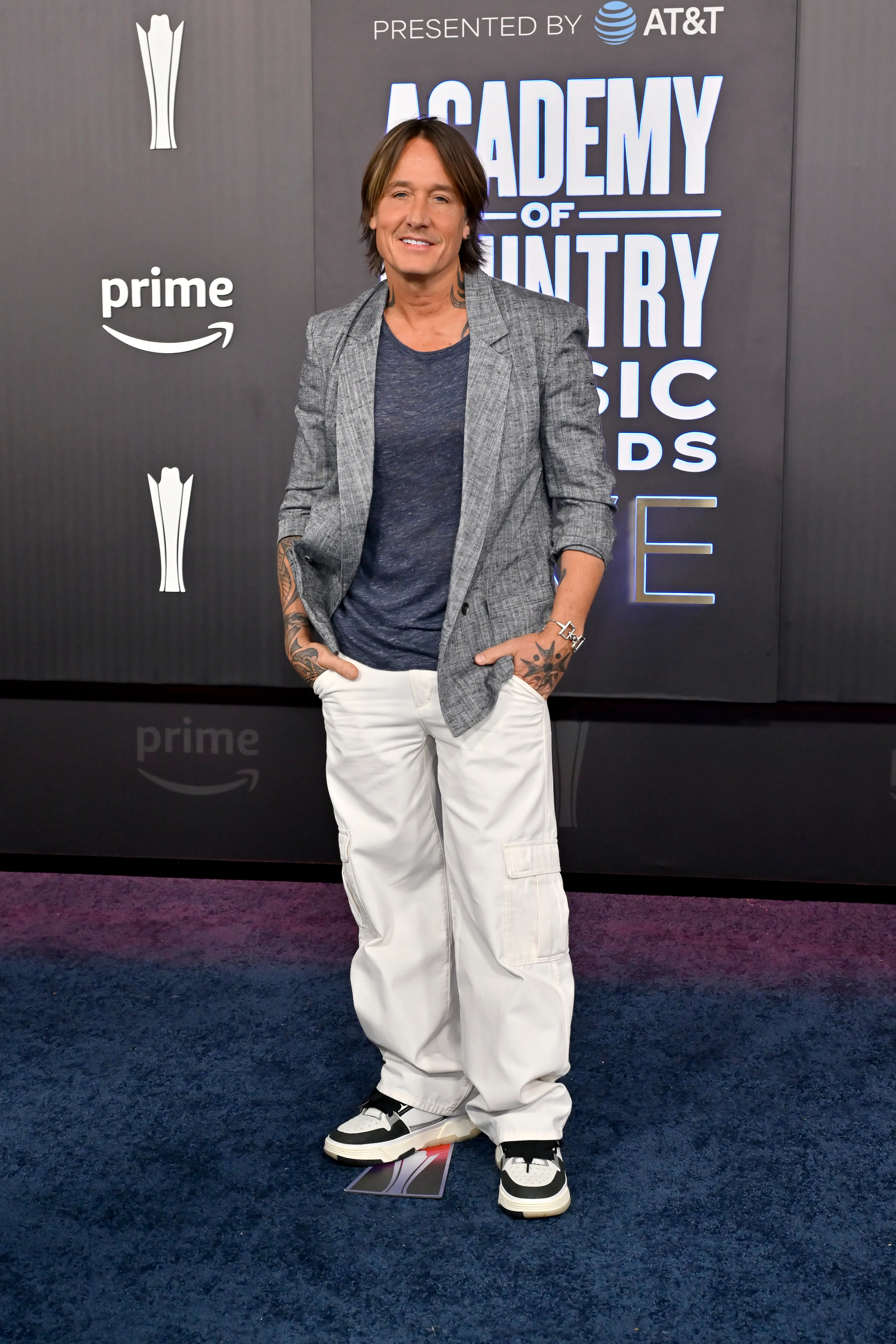 Keith Urban attends the 61st Academy of Country Music Awards at the MGM Grand Garden Arena in Las Vegas, Nevada 