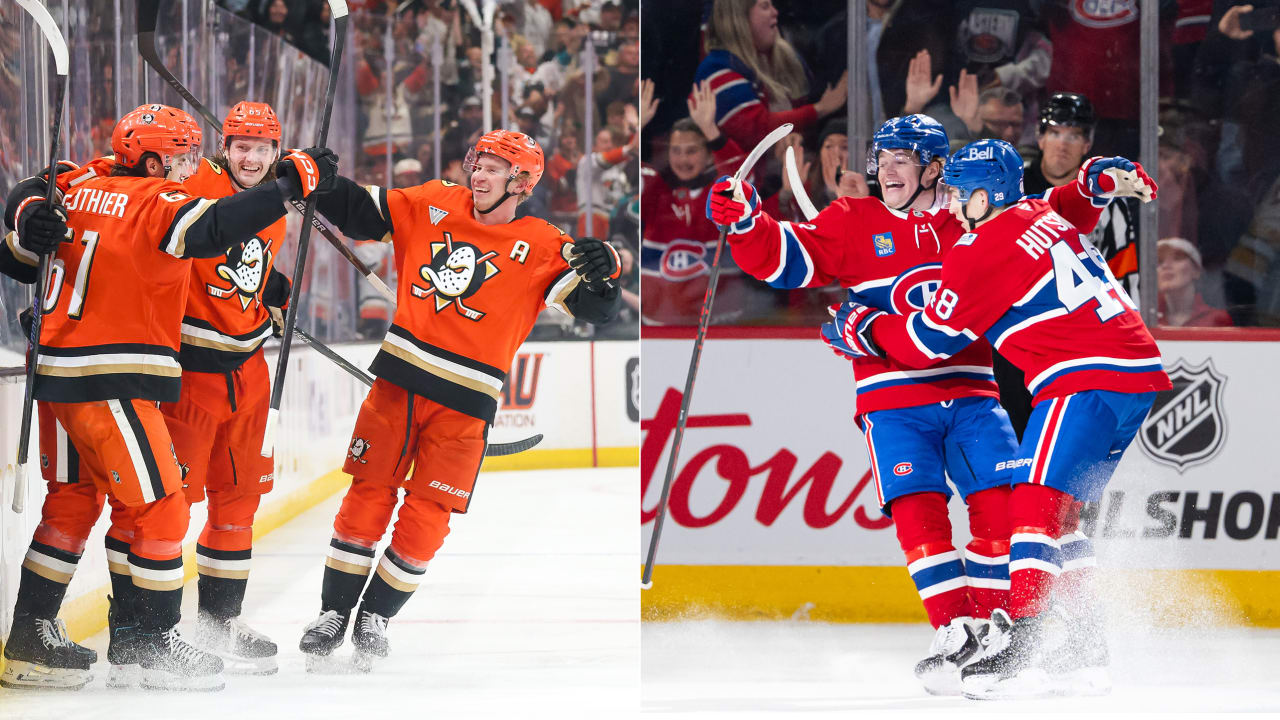 Ducks, Canadiens emerge as Cup contenders with youthful exuberance
