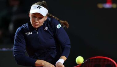 Rybakina thrashes Pliskova to progress into Italian Open quarter-finals