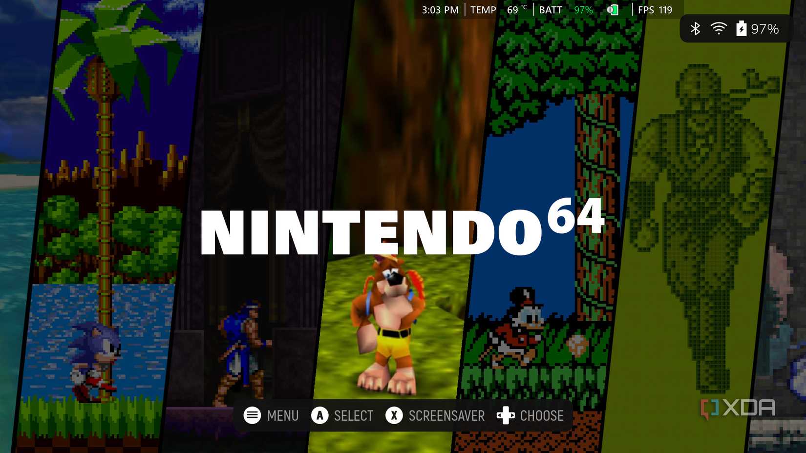 EmuDeck's menu