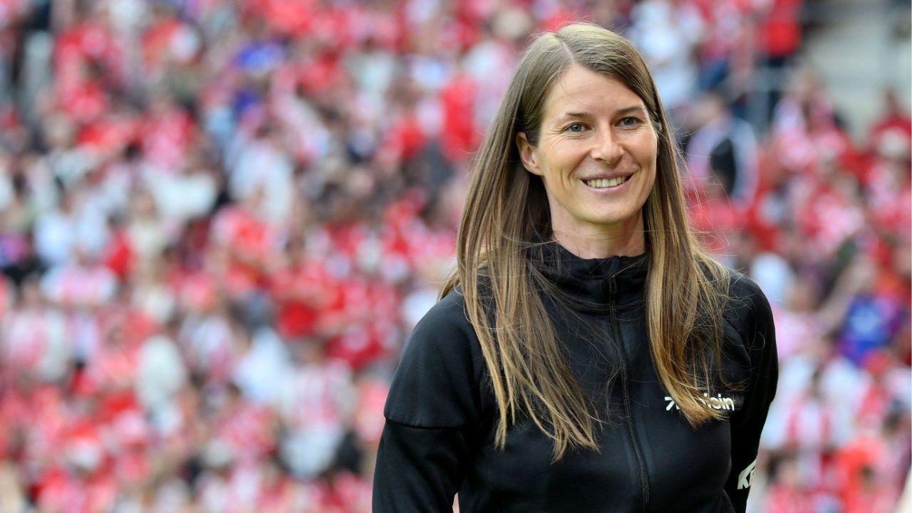 Marie-Louise Eta becomes first female head coach to win Bundesliga game