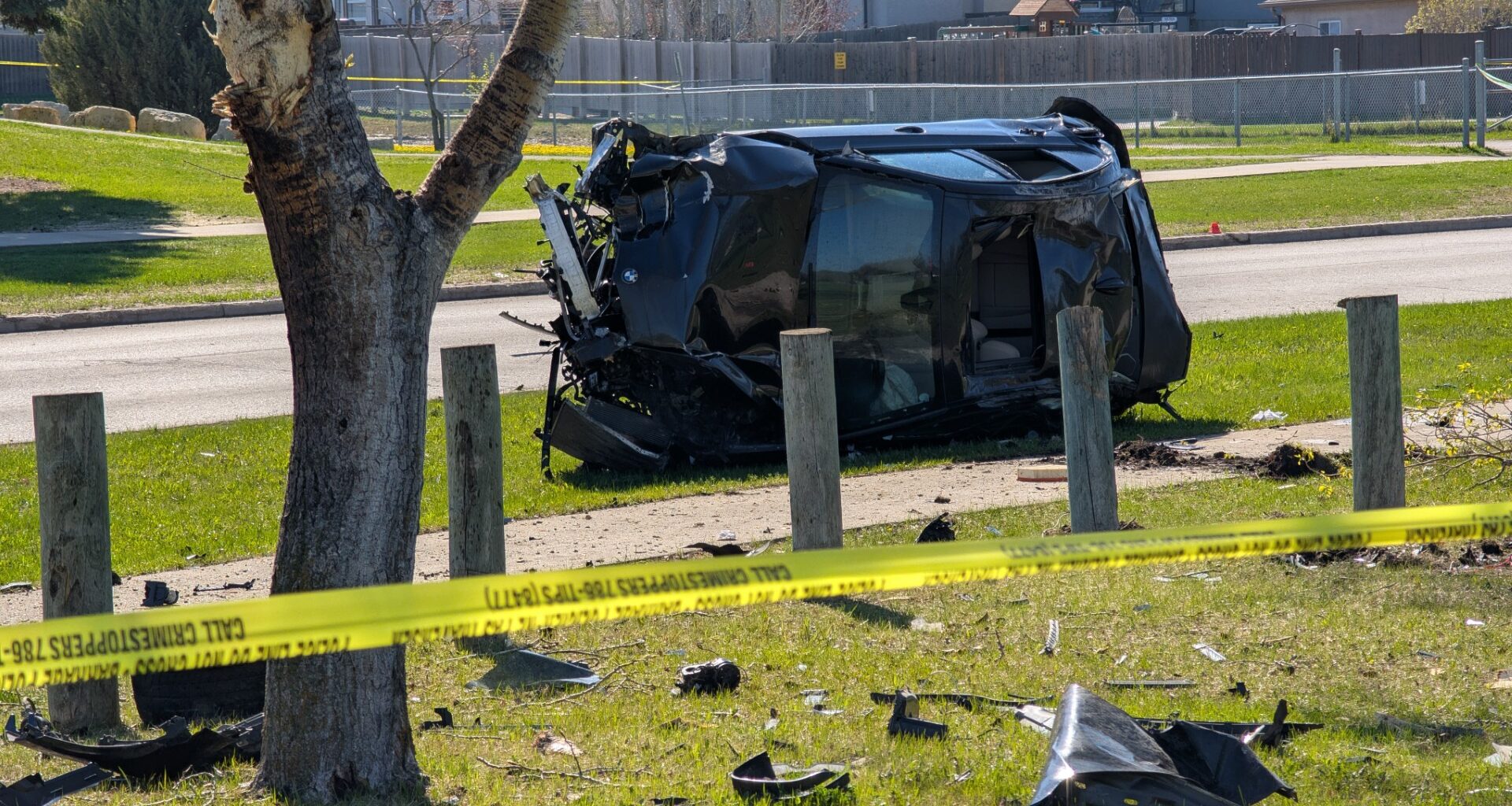 Man in hospital after severe crash in Transcona area