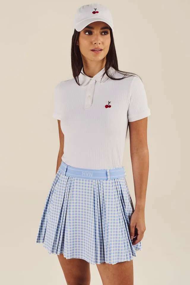 The HVN Joelle skirt and HVN Anna PoloCredit: Malbon Golf